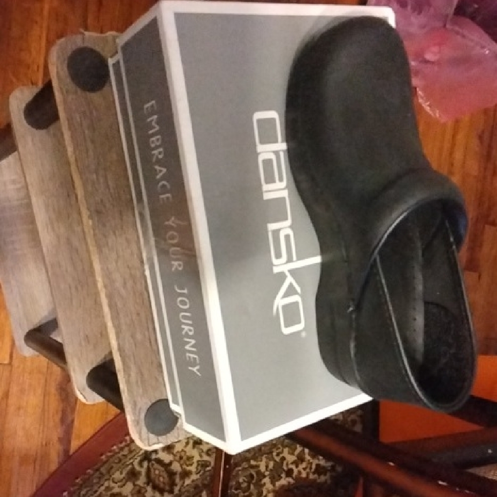 Dansko Black Leather Men's Loafers